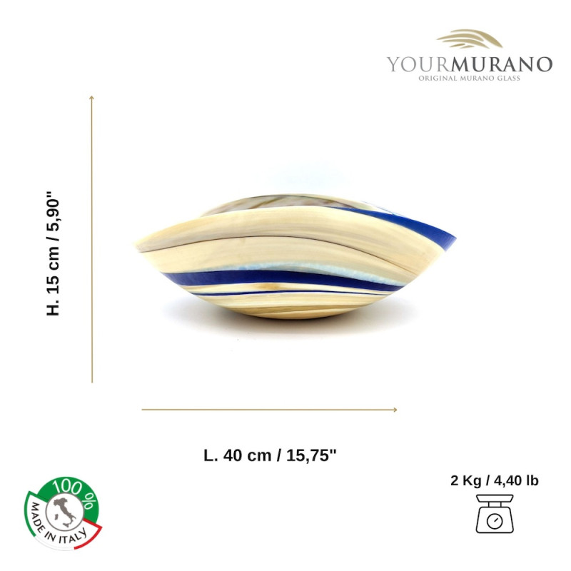 White Blue Centerpiece