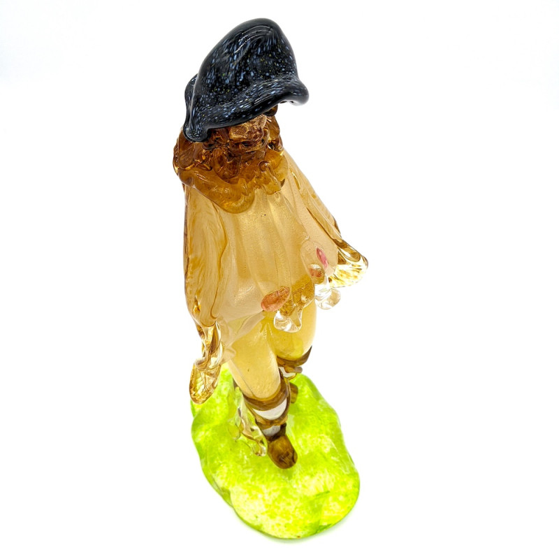 Yellow Murano Glass Sculpture