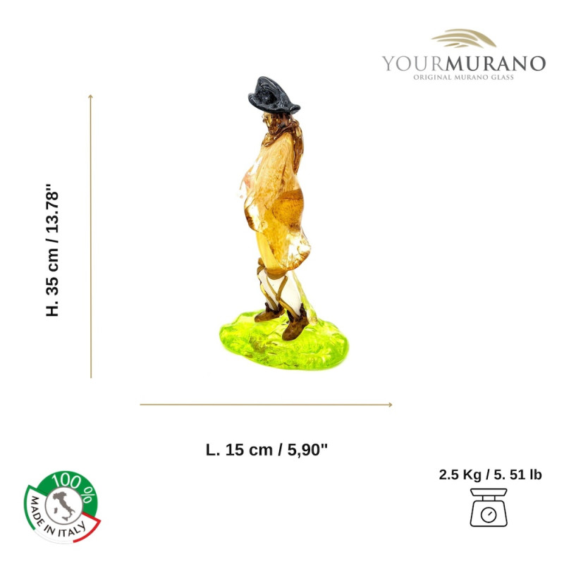 Murano Glass Human Sculpture
