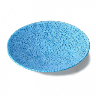 centrotavola in vetro di Murano blu