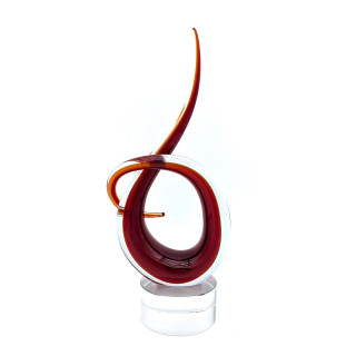 Murano Glass Abstract Sculpture