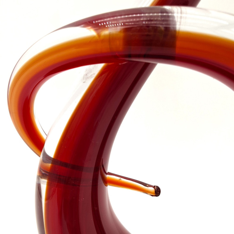 Red Murano Glass Sculpture