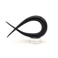 BLACK UNFINITY Murano Glass Modern Sculpture from Venice