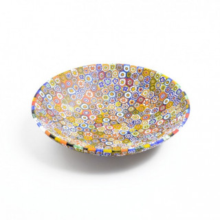 Venezia centrotavola in vetro multicolore di design moderno con murrine