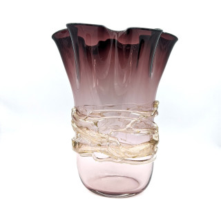 ZEUS Modern dark and violet vase