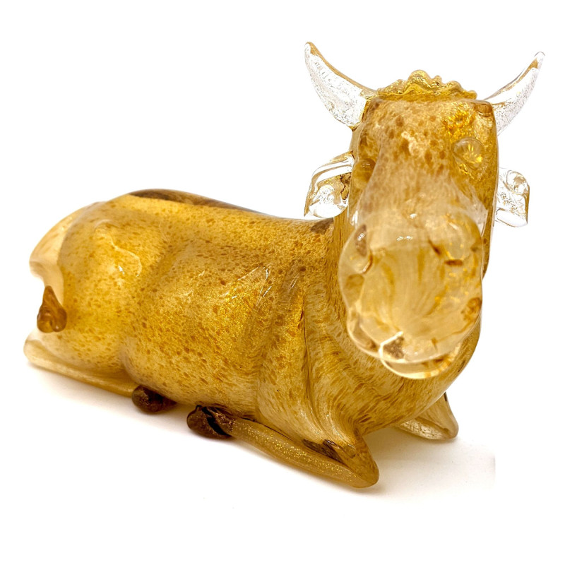baby donkey Murano glass sculpture