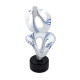 scultura moderna in vetro di Murano