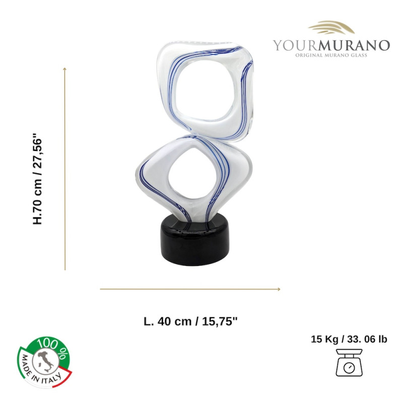 exquisite Murano glass sculpture