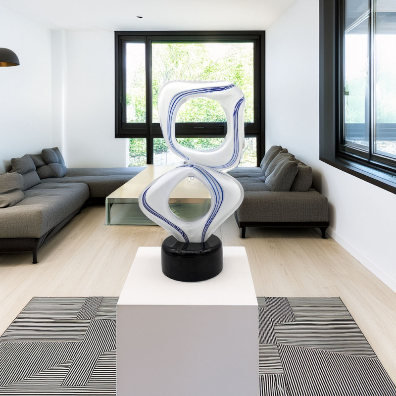 pezzo di arredamento pregiato in vetro di Murano