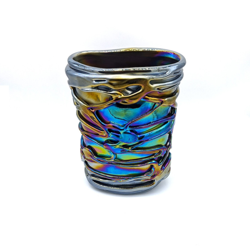 vaso moderno in vetro di Murano