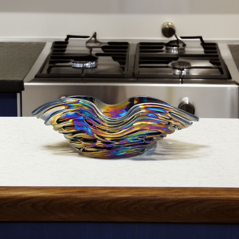 Murano glass fruit bowl