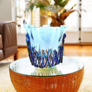 AMALFI Marine-themed Murano Glass Vase