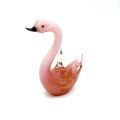 SWANSY UP Cigno in Vetro di Murano Rosa – Scultura Artigianale di Prestigio