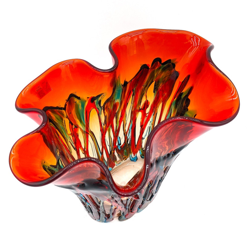 handmade multicolored vase