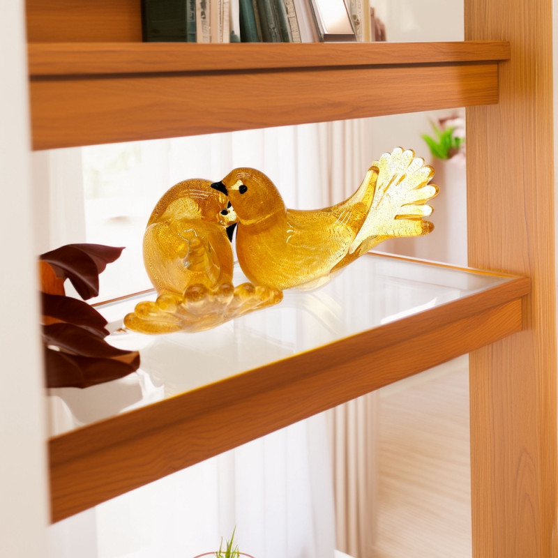 modern pair of birds