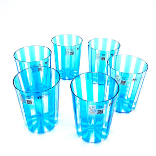 Murano Glass Light Blue Tumblers