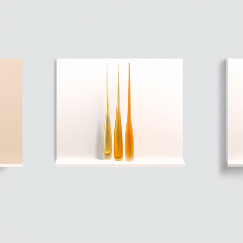 FLUTE SET 3 vasi soffiati a mano in edizione limitata