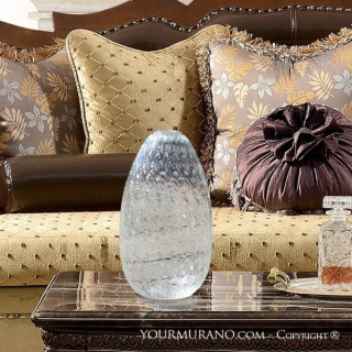 Vaso ovale in vetro made in Italy