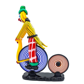 PIRELLO Clown figurine on a bike