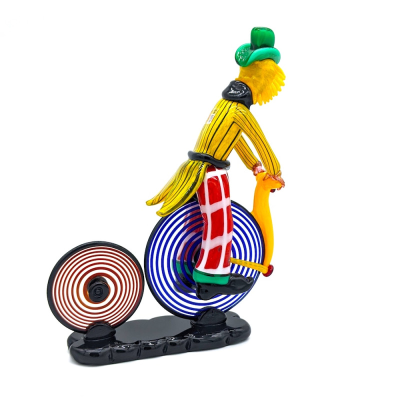 PIRELLO Simpatico pagliaccio su bicicletta