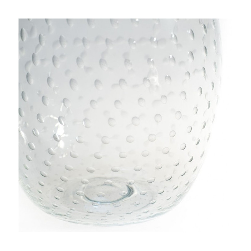 vaso tradizionale in vetro soffiato
