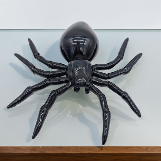 ARACHNE Black Spider Figure – Made in Italy Handmade Art Piece