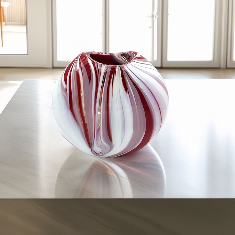 CHEYENNE Vaso Soffiato in Vetro di Murano | Arredo Made in Italy