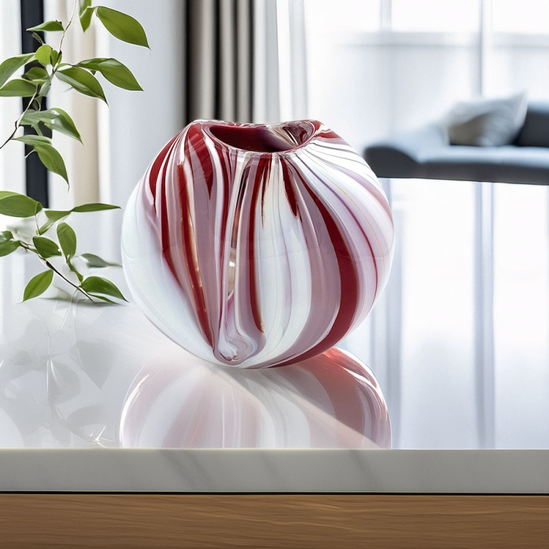 CHEYENNE Vaso Soffiato in Vetro di Murano | Arredo Made in Italy