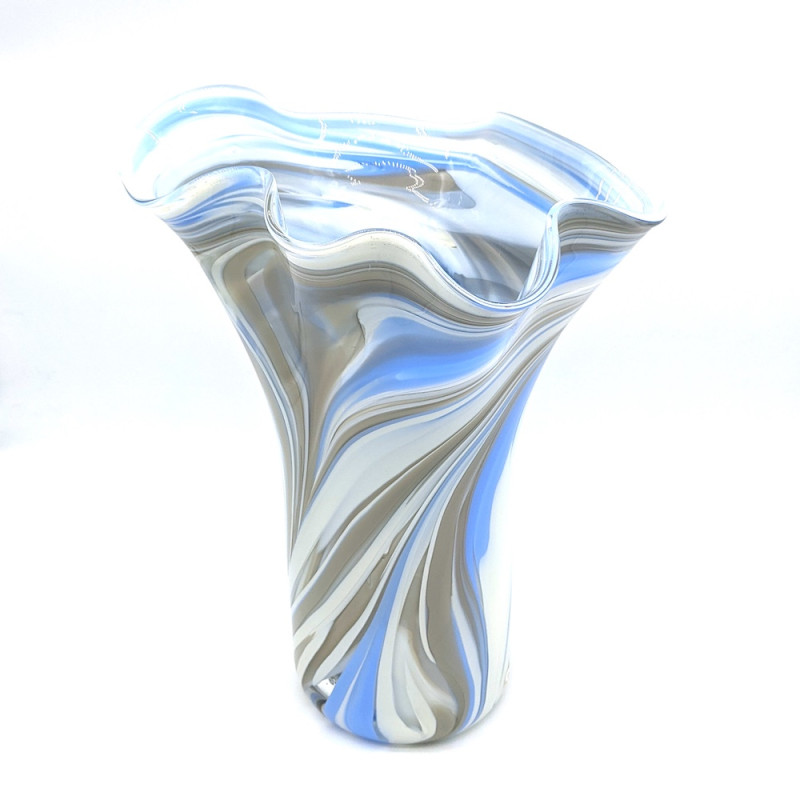 FYORD Vertical Murano Glass Vase – Luxury Blown Made Gift