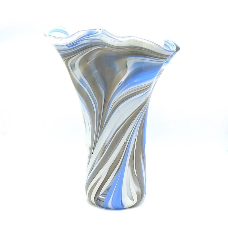 FYORD Vertical Murano Glass Vase – Luxury Blown Made Gift