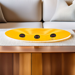 NARANSA orange boat-inspired plate