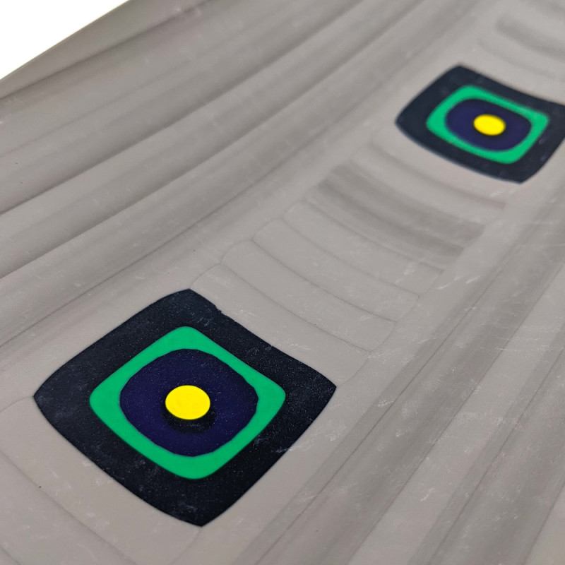 SCOGLIO Piatto decorativo a forma di canoa