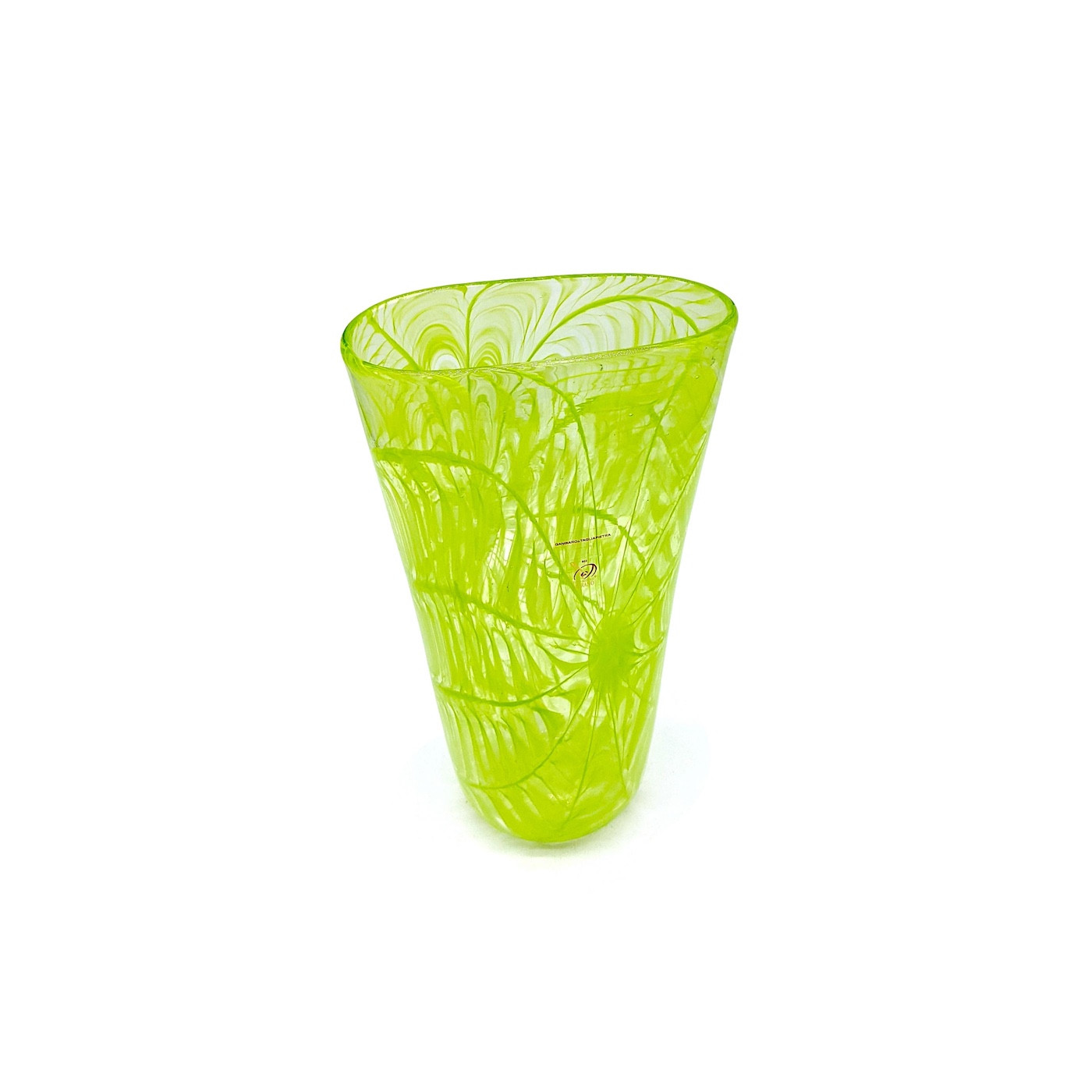 Bright Green Murano Glass Vase | Finest Italian Quality