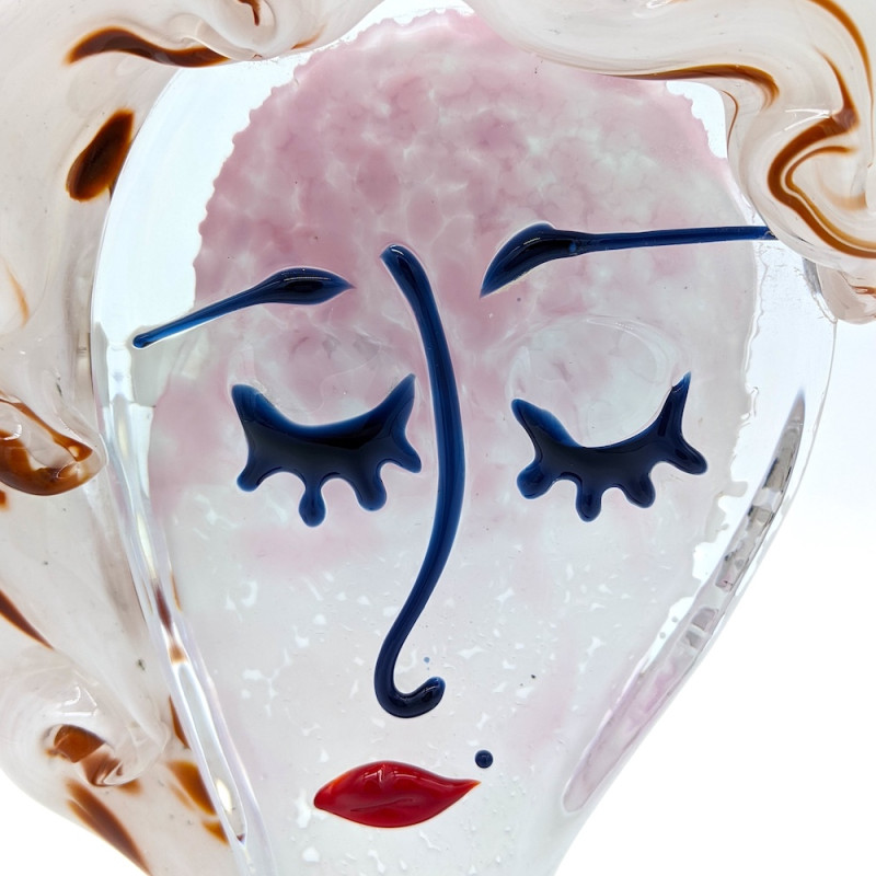 CANDID DREAM Female Head Sculpture with Light Hair