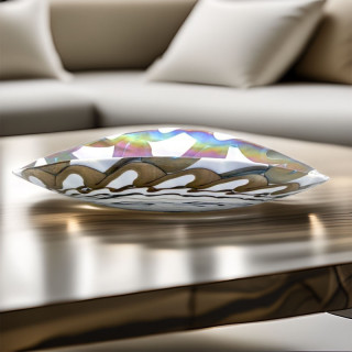 BRAGOZZO Handmade Glass Plate Modern Design