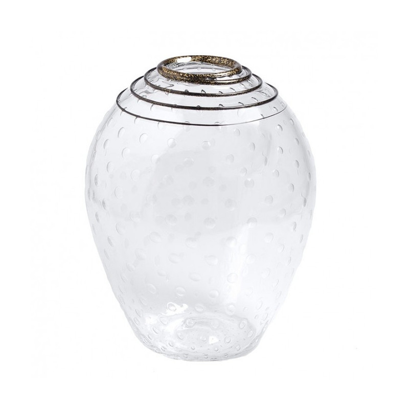 vaso decorativo classico in vetro elegante