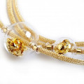 MONIQUE Design gold necklace with Murano glass