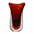 MARIANA TRENCH Red modern glass vase from Murano