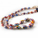 Murano glass necklace murrine