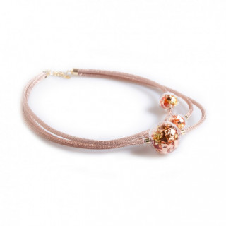 modern design glass necklace