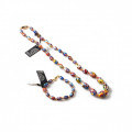CLASSIC 2 PCS Murano glass beads parure necklace and bracelet