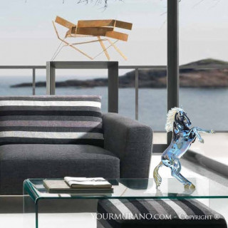 scultura moderna di figura animale per arredo salotto