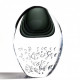 Venezia modern oval transparent design vase