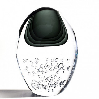 Venezia vaso ovale moderno trasparente di design