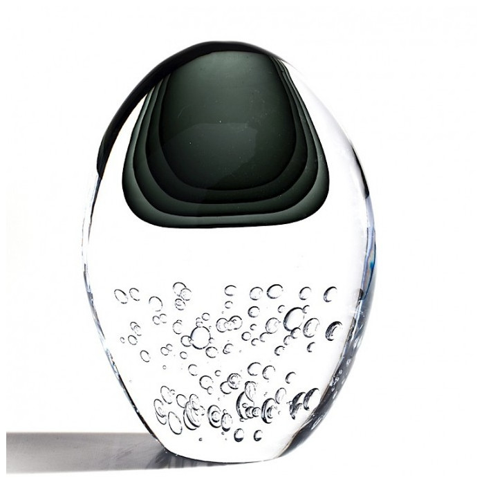 Venezia vaso ovale moderno trasparente di design