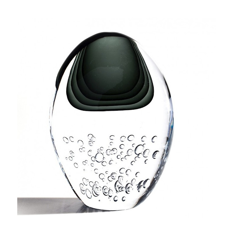 Venezia modern oval transparent design vase