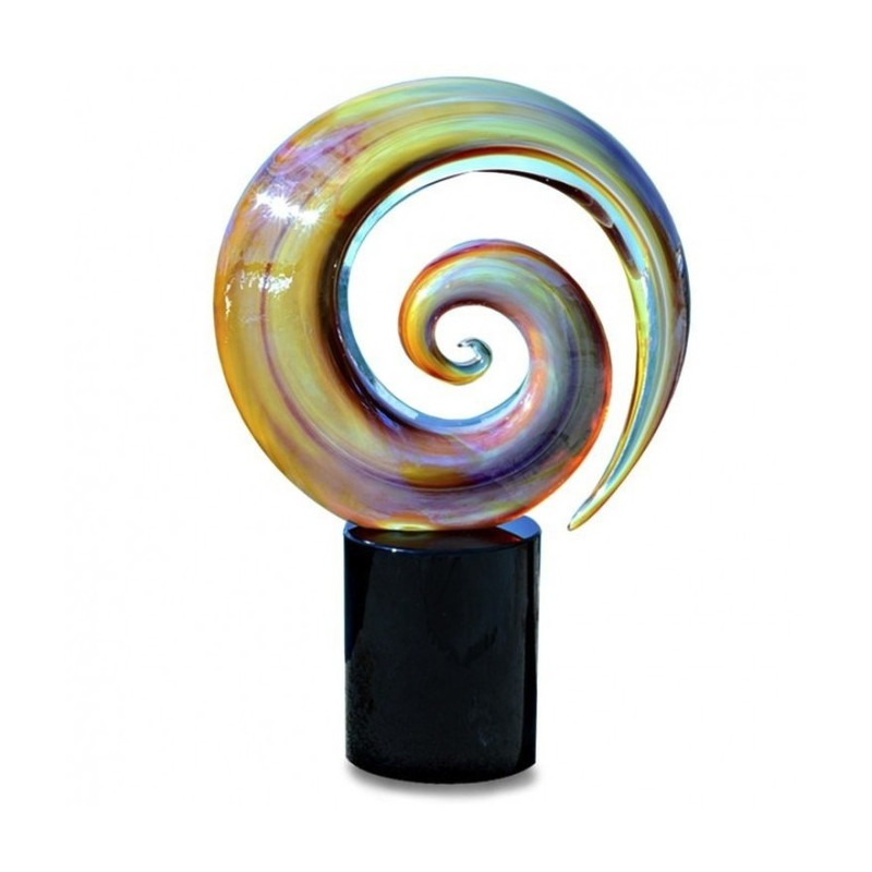 Venice spiral glass sculpture of modern design