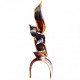 Venice abstract glass sculpture of modern design