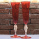 Murano glass drinking pair flute