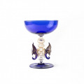 BERNINI blue decorative goblet